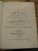 [MUSIC] CRIVELLI (Domenico) [The Art of Singing] L'Arte del Canto, 4to, Italian / & English text,
