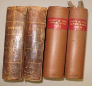 [GAZETTEERS] WHITE, Suffolk, lacking map, calf, Sheffield, 1855; ESSEX, lacking map, defective,