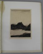 CAMERON (Sir D. Y.) illustrator: RICHARDSON (Maimie) Stirling Castle and other Poems, 4to, etched