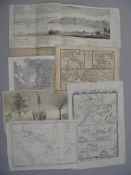 MAPS & PRINTS, misc. 18th & 19th c. (17).