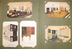 POSTCARDS, an album, mostly pc's of the QUEEN'S DOLLS' HOUSE, & a few topographical.