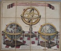 ASTRONOMY Spheres, etc., incl. a large h-col'd engr. 