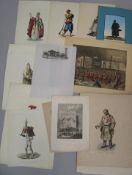 [PRINTS] misc., 19th c., ITALY, COSTUME, & misc. (Q).