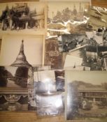 PHOTOGRAPHS, group of 19th c. photographs of Siam, Burma & Japan, albumen.