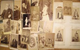 PHOTOGRAPHY, 36 carte-de-visite and cabinet cards of Sequah, British & European royalty, including