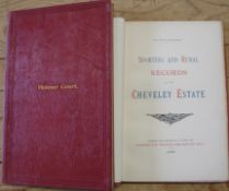 [ESTATES] HORE (J.) Sporting and Rural Records of the Cheveley Estate, sm. folio, illus., clo.,