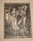 CRANE (Walter) artist: Eight Illustrations to Shakespeare's Tempest / Two Gentlemen of Verona,...