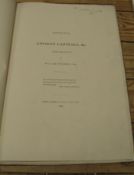 TWOPENY (William) Etchings of Ancient Capitals, folio, pp. 21 (1), 6 etched plates on india paper