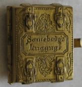 Miniature locket of photographs 