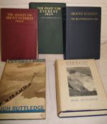 [MOUNTAINEERING - EVEREST] HOWARD-BURY (C.) Mount Everest The Reconnaissance, 1921, lge 8vo, illus.,