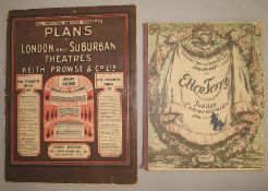 [THEATRE] Souvenir Ellen Terry Jubilee, 4to, cover design by William Nicholson, designs & plates