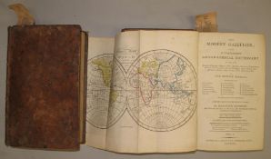 AITCHISON (A.) Modern Gazetteer, 2 vols., 8vo, 16 folding h-col'd engr. maps, tree calf, Perth, 1798