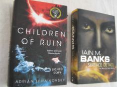 TCHAIKOVSKY (ADRIAN) Children of Ruin, Tor, d.w., Limited Edn. Signed, 2019. BANKS (IAIN) Surface