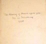 [OCCULT / EGYPT] MURRAY (Margaret) Egyptian Temples, 8vo, illus., half morocco, SIGNED &