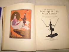 DE BOSSCHERE (Jean) illustrator: History of Don Quixote, 4to, plates, text illus., black cloth gilt,