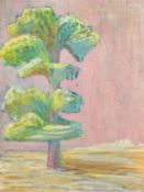 Rosalie de Meric (1916-1999) A trees study, acrylic on paper, inscribed and dated verso, 24.5