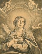 A 19th Century Ink drawing after Fetti, 12