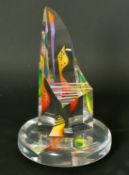 Yankel Ginzburg (20/21st Century) American, 'Life's Rewards', a polychrome acrylic sculpture, signed