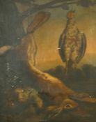 GA Gervenbergh (1912) 19th Century French School, an oil on canvas scene of dead game, 27.5