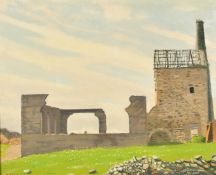 Robert Morson-Hughes (20th Century) A view of an old mill, oil on board, signed, 13