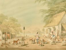 After Samuel Howett and Captain Thomas Williamson, by H. Merke, hand-coloured stipple engravings