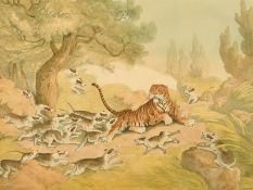 After Samuel Howett and Captain Thomas Williamson, by H. Merke, hand-coloured stipple engravings