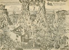 An 18th Century engraving of Mount Sinai, 16