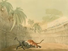 After Samuel Howett and Captain Thomas Williamson, by H. Merke, hand-coloured stipple engravings