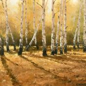 20th Century Russian School, Sunlight through the trees oil on canvas, signed and dated 1994, 21.75