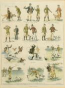 S. T. Dadd, 'Wanted, A Pointer', a humorous hand coloured print, 13