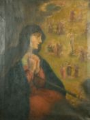 18th Century Continental School, A scene depicting martyrdom, oil on canvas, 33