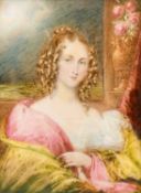 Emma Eleonora Kendrick (1788-1871), a pair of miniature portraits of Sir K. Jackson and Amelia