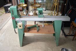 A Kity 664 woodturning lathe with stand.