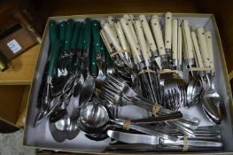 A quantity of modern cutlery.