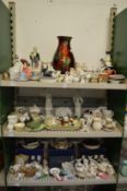 A large quantity of decorative china and collectable china.