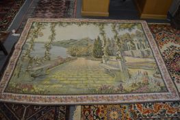 A good modern large pictorial tapestry wall hanging.