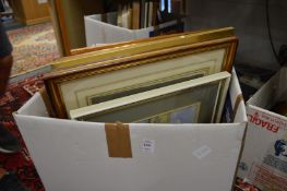 A quantity of paintings etc.