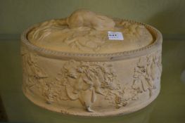 A Wedgwood game pie dish and coer.