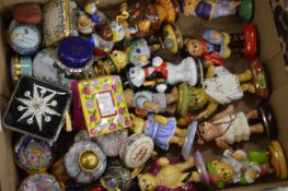 Halycon Days enamel boxes and other collectable china.