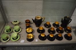 A quantity of Carlton ware coffee cups, coffee cans, saucers, teapot etc.