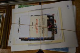 A quantity of unframed prints etc.