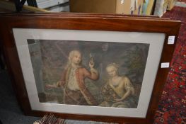 A set of three colour prints.