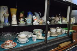 A large quantity of decorative and household china, glass etc.