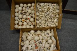 A large quantity of crested china.