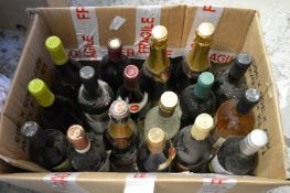 A box of wines and spirits (sold as seen).