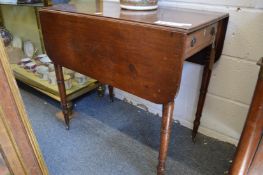 A 19th century mahogany Pembroke table.