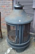 A large garden stove.