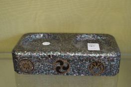 A Japanese lacquer stand.
