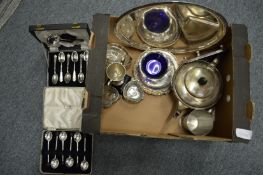 A small group of plated wares.