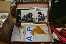 A suitcase of ephemera.